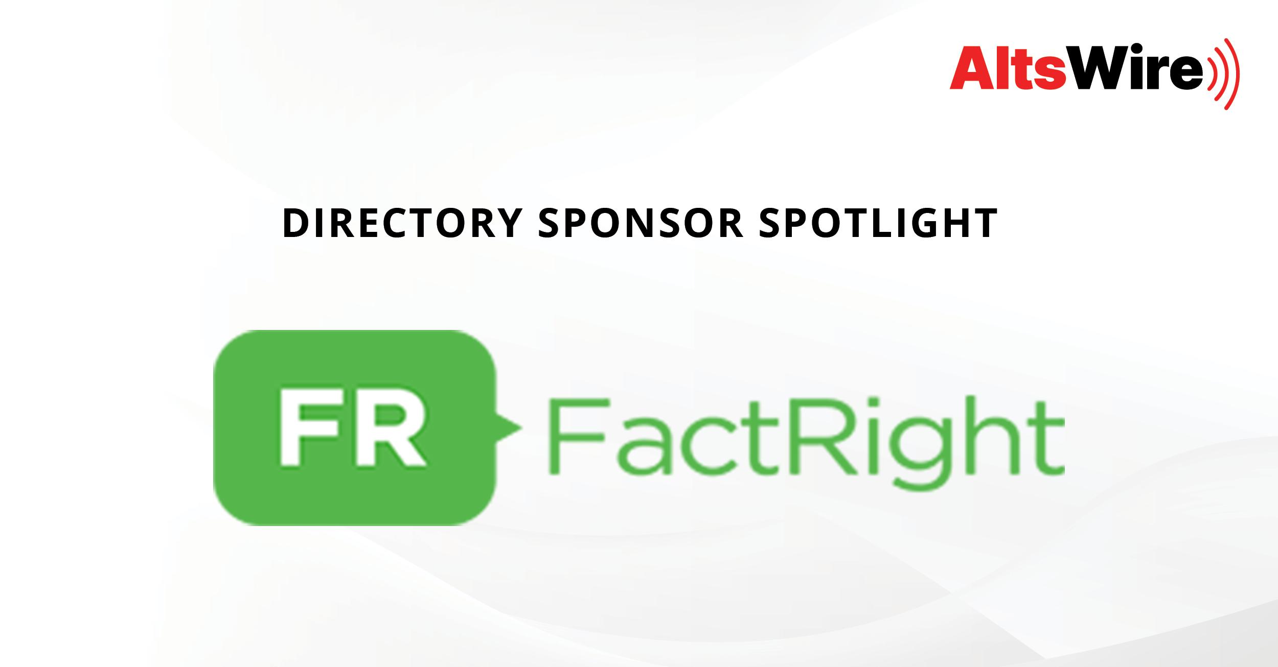 Directory Spotlight: FactRight