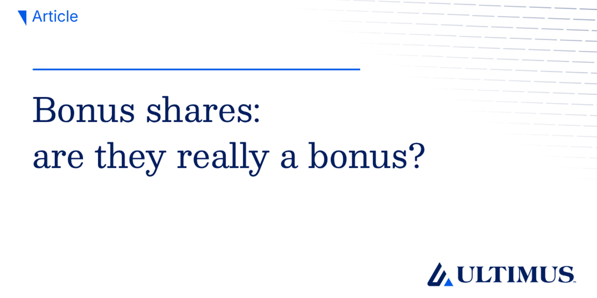 Sponsored: Bonus Shares. Are They Really a Bonus?