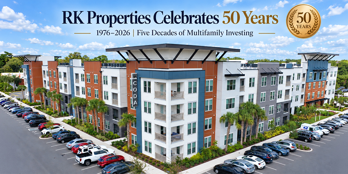 Sponsored: RK Properties Celebrates 50 Years, Five Decades of Multifamily Investing