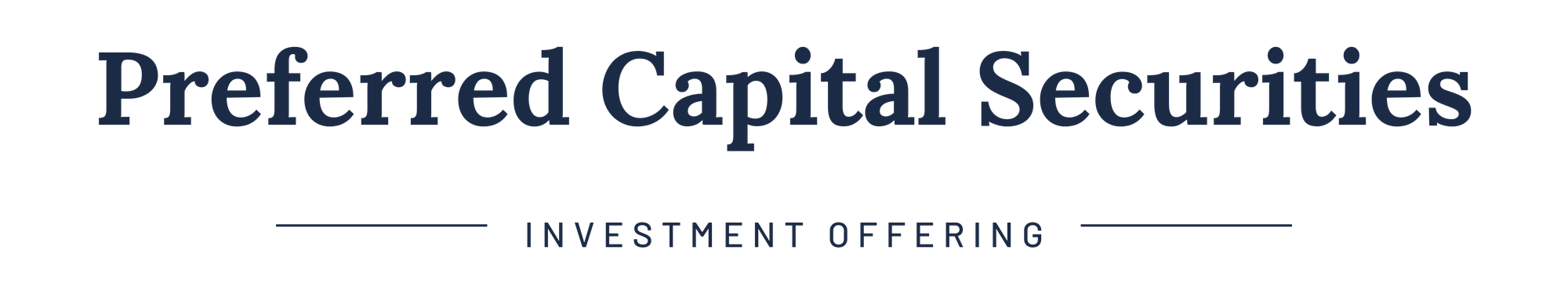Preferred Capital Securities